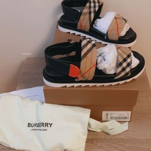 Burberry Brewster Strap Sandals